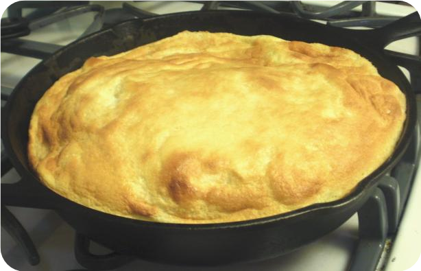 Giant Cinnamon Apple Pancake