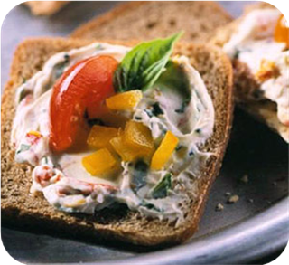 Chevre and tomato spread 