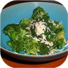 Broccoli with Poppy Seed Butter and Parmesan Cheese