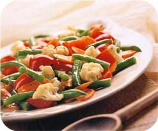 Lemony mixed vegetables 