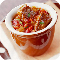 Beef and red bean chili 