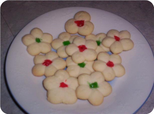 Cathy's Whipped Shortbread Cookies