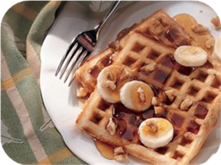 Banana-Nut Waffles