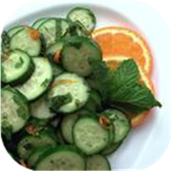 Minty Cucumber Salad