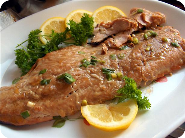 Honey Ginger Grilled Salmon