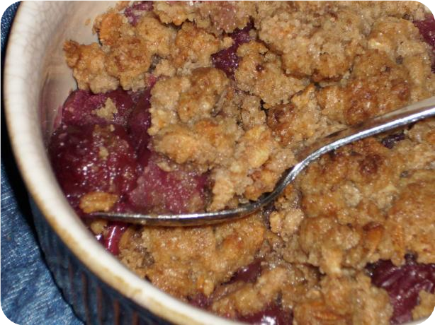 Cherry Crisp - from Scratch!