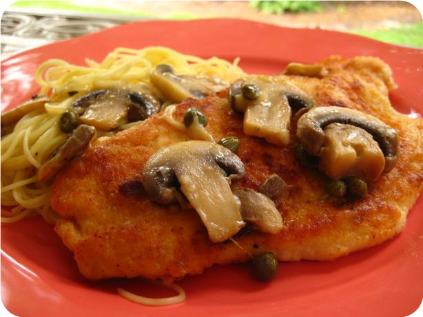 Chicken Piccata With Mushrooms