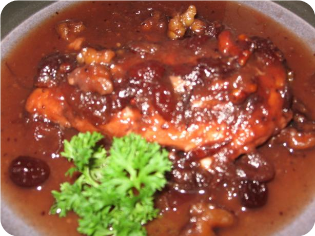 Baked Cranberry Chicken
