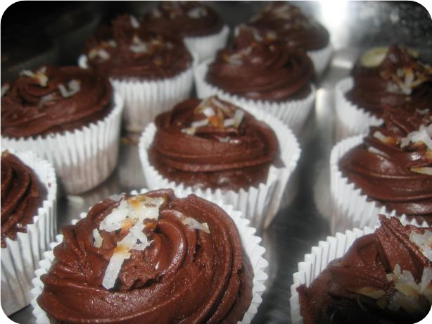 Cocoa Banana Cupcakes