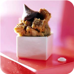 Bread pudding and a kiss 