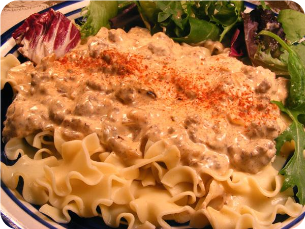 Speedy Hamburger Stroganoff