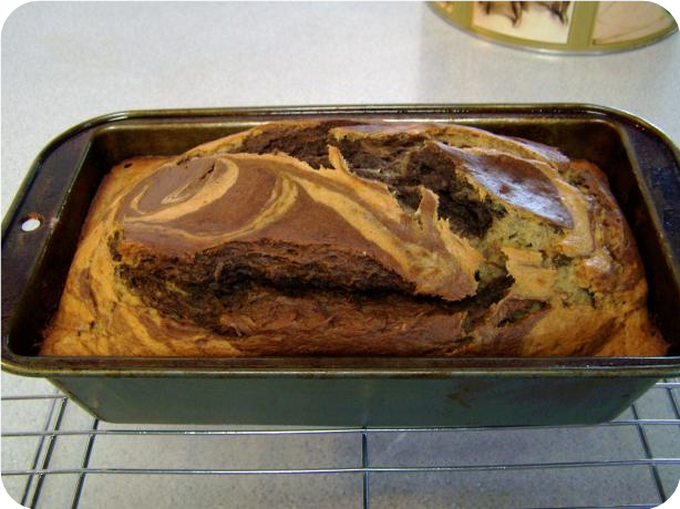 Two-Tone Banana Bread for Chocolate Lovers!