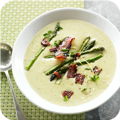 Creamy Potato and Asparagus Soup