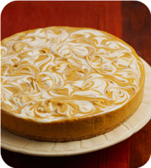 No-Bake Pumpkin Swirl Cheesecake