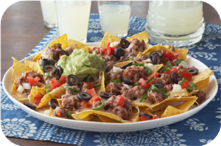 Cheesy Beef Nachos