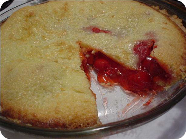 No Roll Cherry Pie