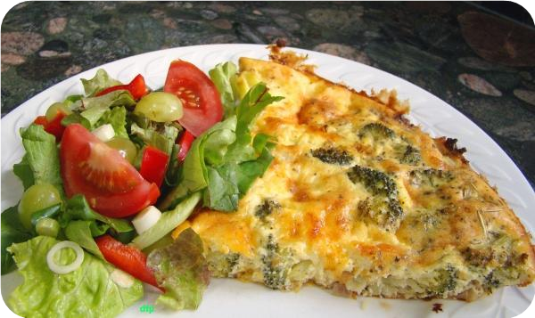Broccoli and Cheese Pie / Quiche