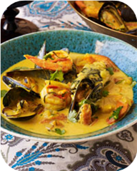 Curried Coconut-Seafood Soup (Seafood Rassa)