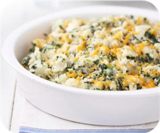 Potato-Spinach Casserole