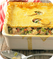 Deep-dish chicken pot pie 