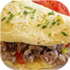 Fluffy Sausage Omelet