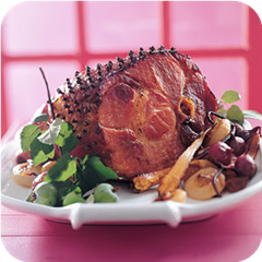 Stout-Glazed Ham 