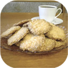 Oatmeal Coconut Thin Crisps