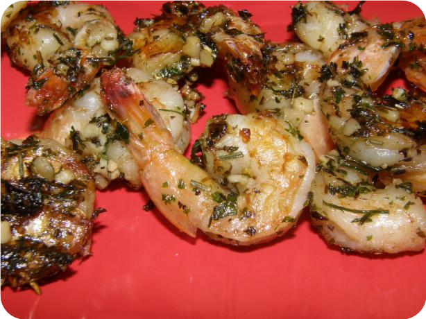 Weight Watchers Grilled Green Shrimp