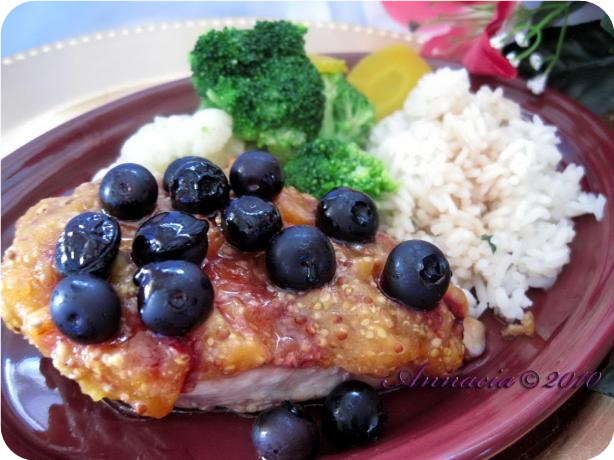 Chicken Breasts With Blueberries