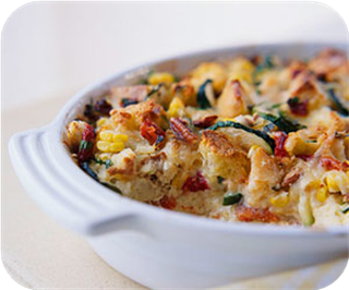 Zucchini bread pudding 