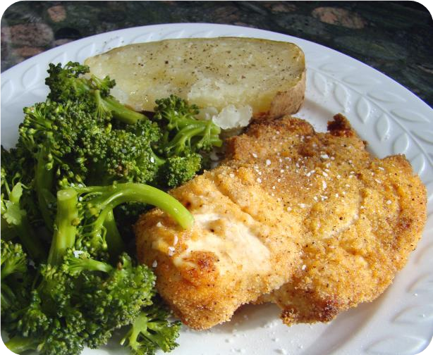 Crumb-Coated Chicken Thighs