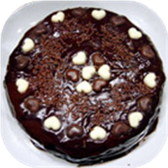 Buttermilk Chocolate Cake with Fudge Icing