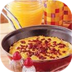 Bacon Potato Omelet