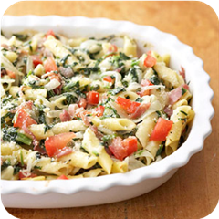 Prosciutto, Spinach, and Pasta Casserole