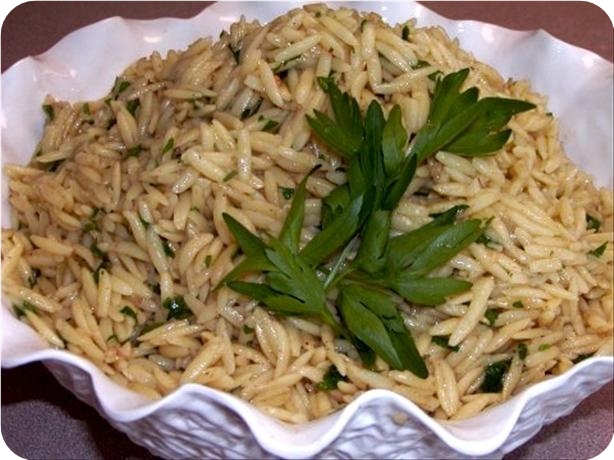 Orzo with Brown Butter and Parsley