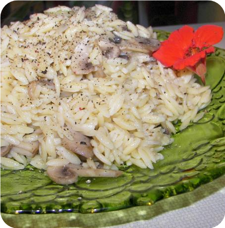 Swiss Mushroom Orzo