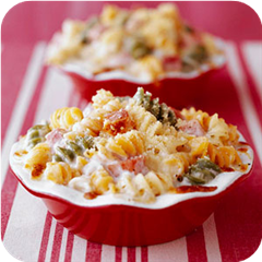 Rotini with Ham