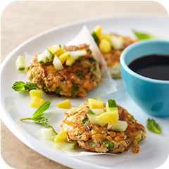 Herbed tofu cakes 