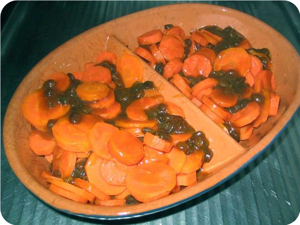 Carrots with Raisin Sauce