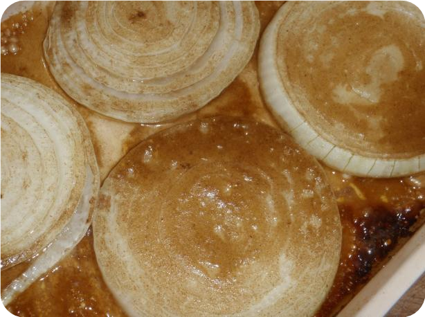 Baked Onion Slices