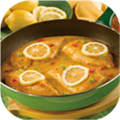 Chicken in Savory Lemon Sauce