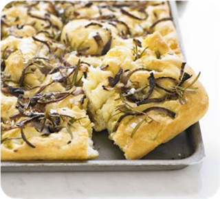 Red onion & rosemary focaccia 