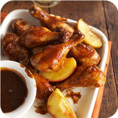 Super Simple Peachy Barbecue Chicken