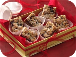 Linzer Torte Bars (Cookie Exchange Quantity)