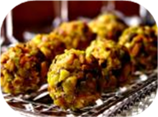 Pistachio-Goat Cheese Bites