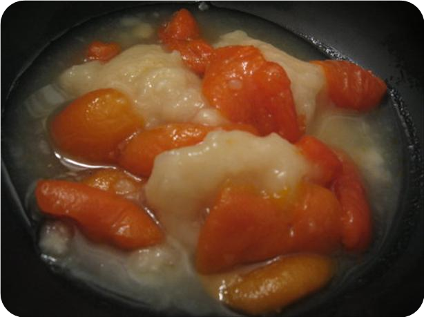 Pretty Much Fat Free Peach Dumplings