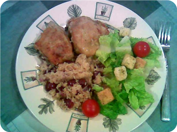 Chicken, Rice, and Grape Pilaf