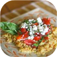 Orzo with Tomatoes, Basil, and Gorgonzola