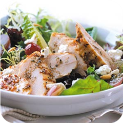 Grilled chicken salad 