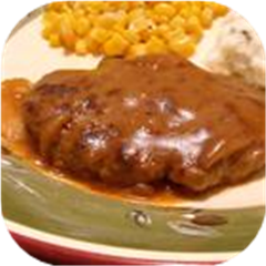 Hamburger Steak with Onions and Gravy